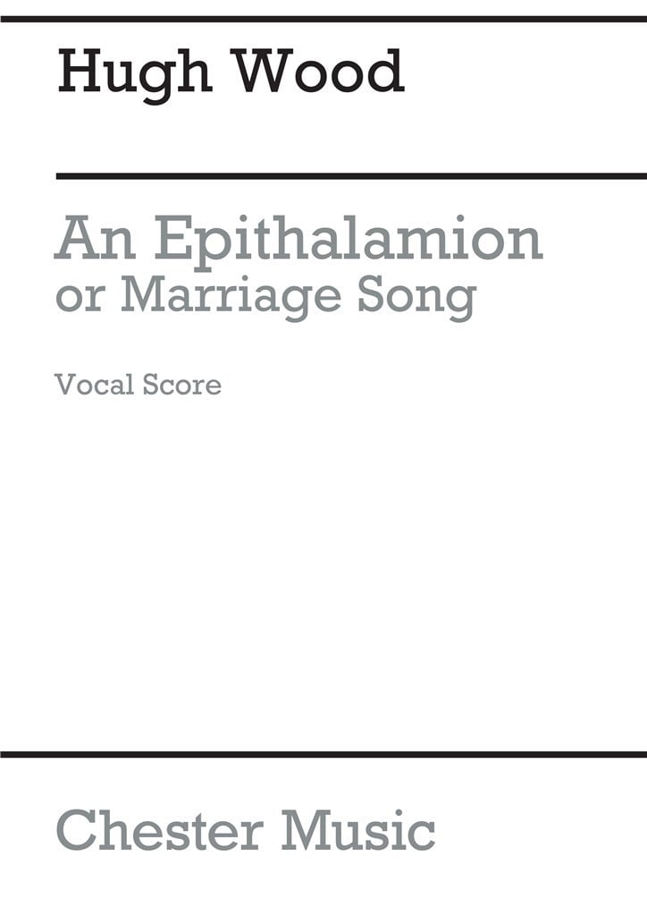 An Epithalamion, Or Mariage Song